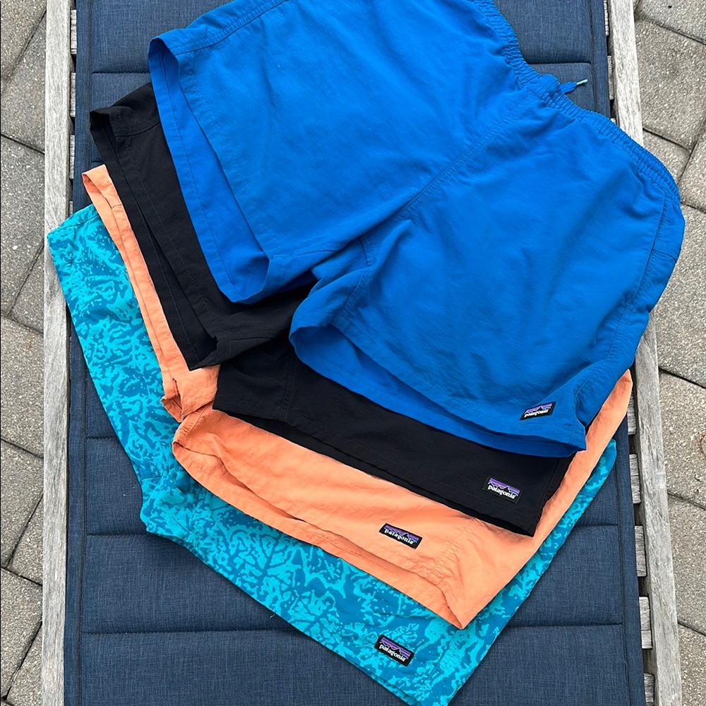 Patagonia Women's Baggie Shorts - Blue, Black, Orange, Teal